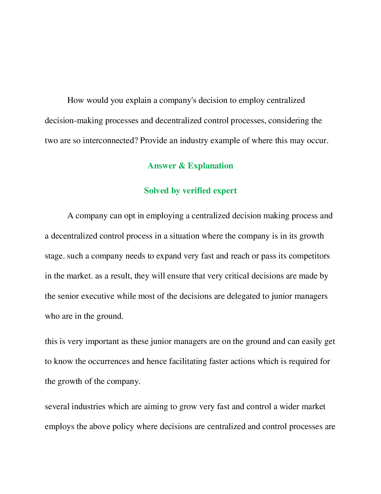 Preview image for How would you explain a company